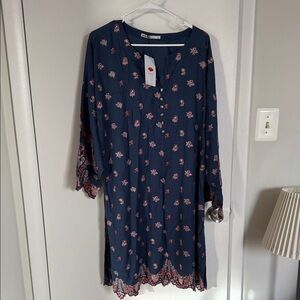 Chic oversized kurta - Navy